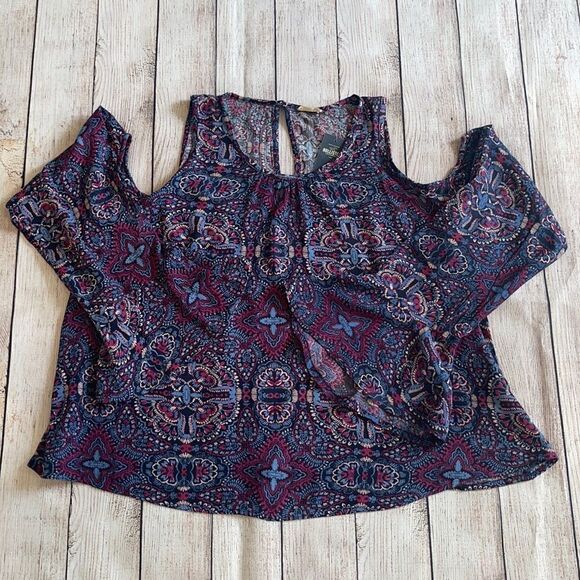 Hollister Cold-Shoulder Blouse - Picture 1 of 4